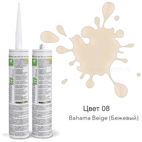 KERAKOLL FUGABELLA ECO Silicone 08 Bahama Beige KERAKOLL FUGABELLA ECO Silicone 08 Bahama Beige