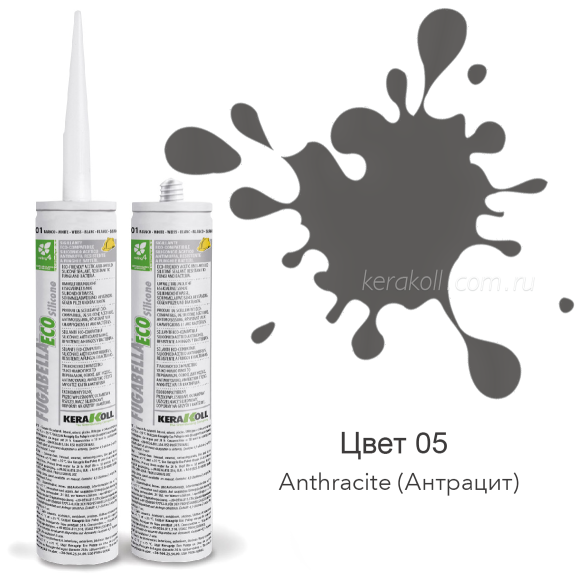 KERAKOLL FUGABELLA ECO Silicone 05 Anthracite KERAKOLL FUGABELLA ECO Silicone 05 Anthracite