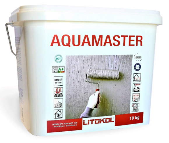 Litokol Aquamaster Гидроизоляция готовая, Серый 10 кг.