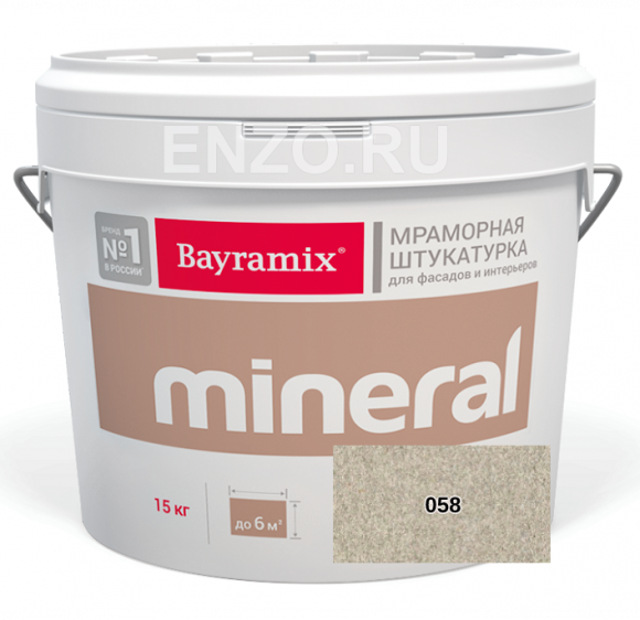 Bayramix Mineral Saftas Штукатурка декоративная Мозаичная, 0.5-0.7 мм, 15 кг. Bayramix Mineral Saftas Штукатурка декоративная Мозаичная, 0.5-0.7 мм, 15 кг.