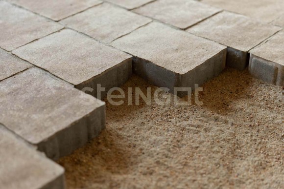 STEINGOT Старый город Травертин тротуарная плитка 60 мм.
