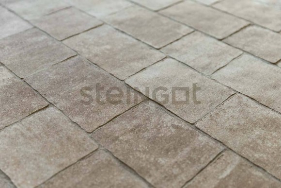 STEINGOT Старый город Травертин тротуарная плитка 60 мм.
