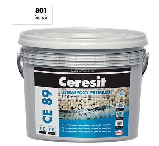 Ceresit CE 89 Эпоксидная затирка для плитки 2,5 кг.
