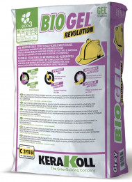 Kerakoll BIOGEL REVOLUTION GREY Быстросохнущий клей, серый 25 кг.