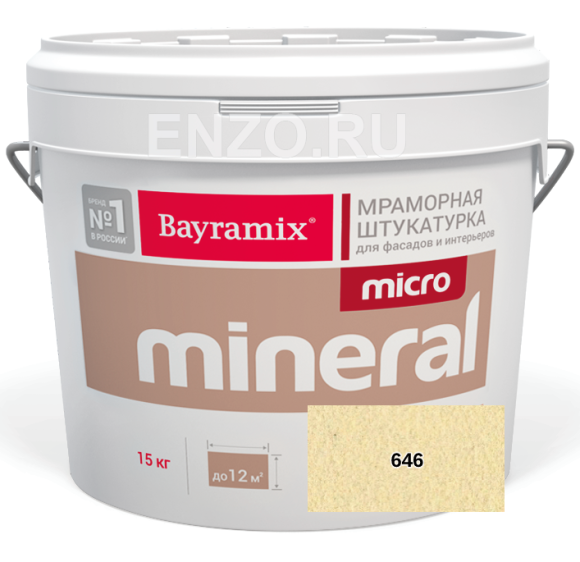 Bayramix Micro Mineral Штукатурка декоративная Мозаичная, 0.2-0.5 мм, 15 кг. Bayramix Micro Mineral Штукатурка декоративная Мозаичная, 0.2-0.5 мм, 15 кг.