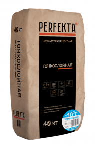 Perfekta Зимняя Штукатурка цементная Тонкослойная, 40 кг. Perfekta Зимняя Штукатурка цементная Тонкослойная, 40 кг.