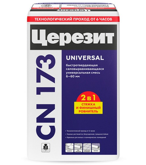 Ceresit CN 173 Смесь для выравнивания пола Ceresit CN 173 Смесь для выравнивания пола