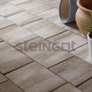 STEINGOT Новый город Травертин тротуарная плитка 40 мм. STEINGOT Новый город Травертин тротуарная плитка 40 мм.