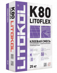 Litokol Litoflex K80 Клей для керамической плитки и керамогранита, 25 кг. Litokol Litoflex K80 Клей для керамической плитки и керамогранита, 25 кг.