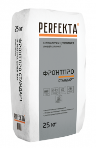 Perfekta Фронтпро Стандарт Штукатурка цементная универсальная, 25 кг. Perfekta Фронтпро Стандарт Штукатурка цементная универсальная, 25 кг.