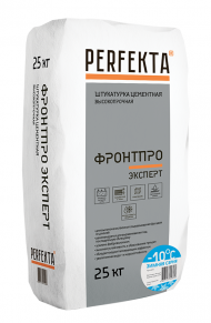 Perfekta Фронтпро Эксперт Зимняя Штукатурка цементная высокопрочная, 25 кг. Perfekta Фронтпро Эксперт Зимняя Штукатурка цементная высокопрочная, 25 кг.