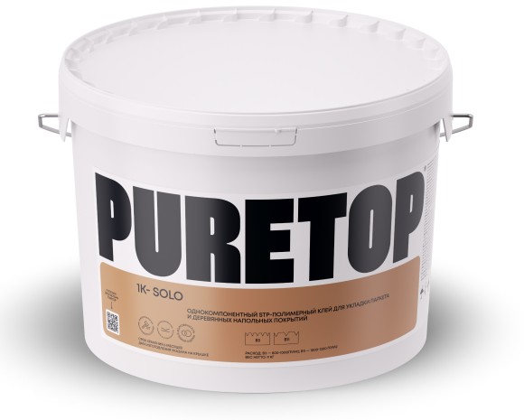 Puretop 1К-Solo Клей полимерный для деревянных покрытий 14 кг.
