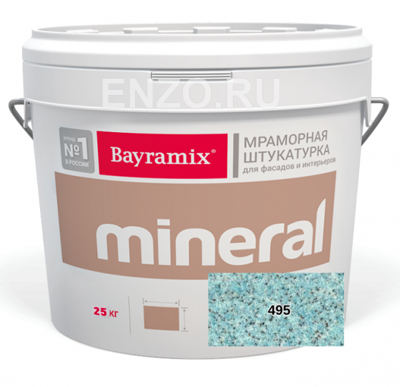 Bayramix Mineral Штукатурка декоративная Мозаичная, зерно 0,7-1,2 мм, 25 кг. Bayramix Mineral Штукатурка декоративная Мозаичная, зерно 0,7-1,2 мм, 25 кг.