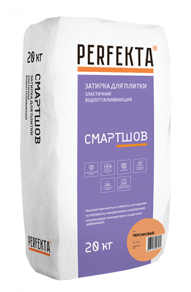 Perfekta Смартшов Затирка для плитки эластичная водоотталкивающая, 20 кг. Perfekta Смартшов Затирка для плитки эластичная водоотталкивающая, 20 кг.