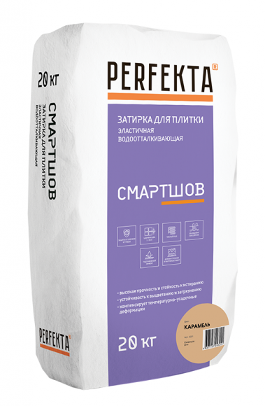 Perfekta Смартшов Затирка для плитки эластичная водоотталкивающая, 20 кг. Perfekta Смартшов Затирка для плитки эластичная водоотталкивающая, 20 кг.