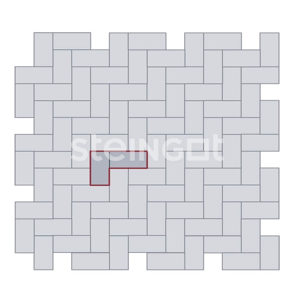 STEINGOT Прямоугольник Черный тротуарная плитка 200*100*60 мм.