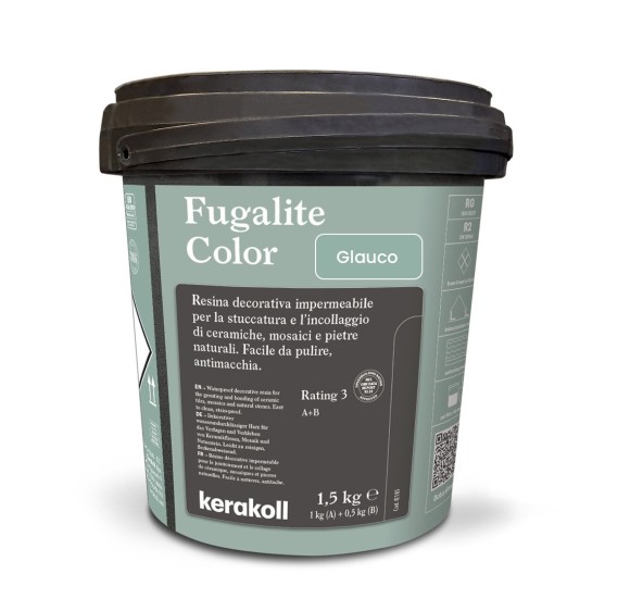 Kerakoll Fugalite Color Эпоксидная затирка, Glauco 1.5 кг. Kerakoll Fugalite Color Эпоксидная затирка, Glauco 1.5 кг.