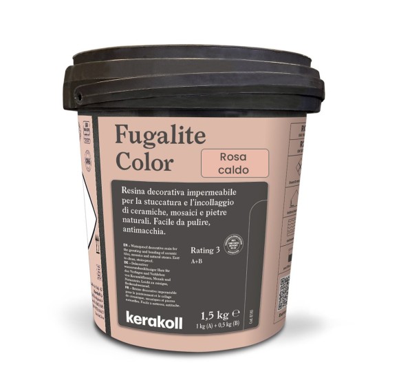 Kerakoll Fugalite Color Эпоксидная затирка, Rosa Caldo 1.5 кг. Kerakoll Fugalite Color Эпоксидная затирка, Rosa Caldo 1.5 кг.