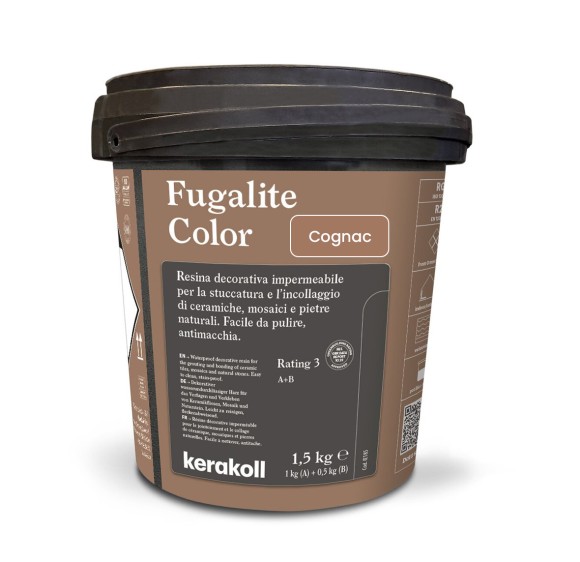 Kerakoll Fugalite Color Эпоксидная затирка, Cognac 1.5 кг. Kerakoll Fugalite Color Эпоксидная затирка, Cognac 1.5 кг.