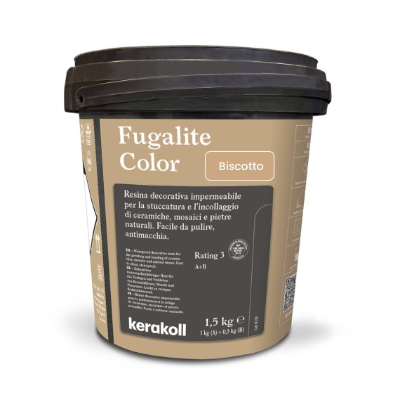 Kerakoll Fugalite Color Эпоксидная затирка, Biscotto 1.5 кг. Kerakoll Fugalite Color Эпоксидная затирка, Biscotto 1.5 кг.