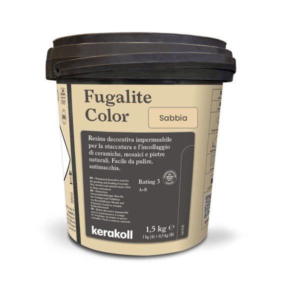 Kerakoll Fugalite Color Эпоксидная затирка, Sabbia 1.5 кг. Kerakoll Fugalite Color Эпоксидная затирка, Sabbia 1.5 кг.