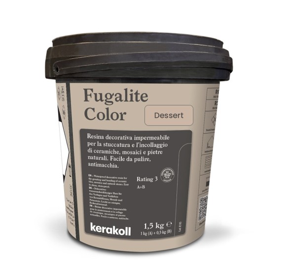 Kerakoll Fugalite Color Эпоксидная затирка, Dessert 1.5 кг. Kerakoll Fugalite Color Эпоксидная затирка, Dessert 1.5 кг.