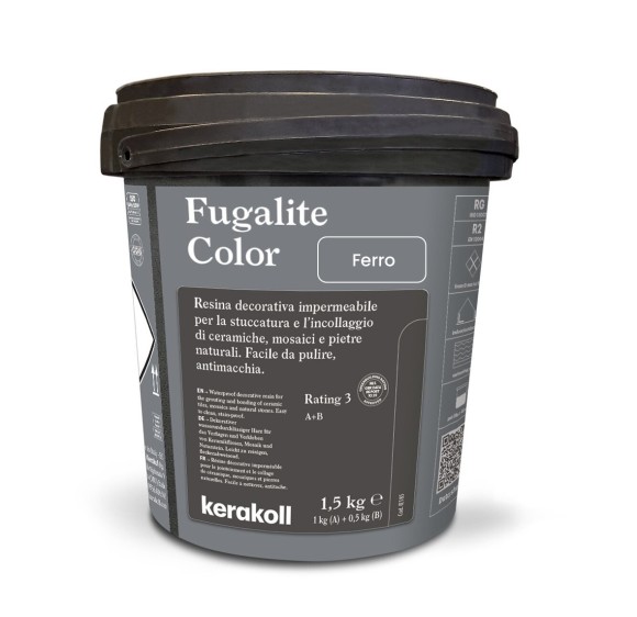 Kerakoll Fugalite Color Эпоксидная затирка, Ferro 1.5 кг. Kerakoll Fugalite Color Эпоксидная затирка, Ferro 1.5 кг.
