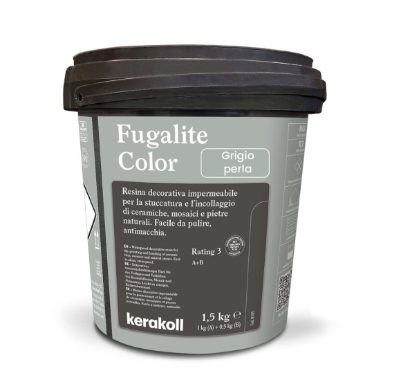 Kerakoll Fugalite Color Эпоксидная затирка, Grigio Perla 1.5 кг. Kerakoll Fugalite Color Эпоксидная затирка, Grigio Perla 1.5 кг.