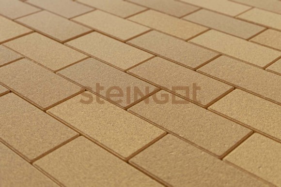 STEINGOT Прямоугольник Желтый тротуарная плитка 200*100*40 мм. 