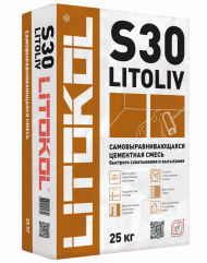 Litokol Litoliv S30 Смесь для выравнивания пола 3-30 мм, 25 кг. Litokol Litoliv S30 Смесь для выравнивания пола 3-30 мм, 25 кг.
