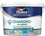 Dulux Diamond Фасадная краска для минеральных поверхностей, матовая, база BW. Dulux Diamond Фасадная краска для минеральных поверхностей, матовая, база BW.