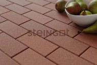 STEINGOT Прямоугольник Коричневый тротуарная плитка 200*100*40 мм. STEINGOT Прямоугольник Коричневый тротуарная плитка 200*100*40 мм.