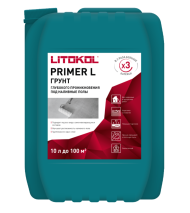Litokol Primer L-M Грунтовка для наливных полов, 10 л.