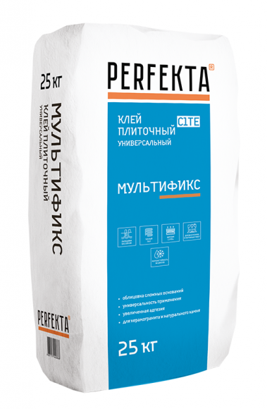 Perfekta Мультификс Клей плиточный универсальный, 25 кг. Perfekta Мультификс Клей плиточный универсальный, 25 кг.