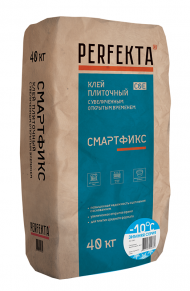 Perfekta Смартфикс Зимний Клей плиточный с увеличенным открытым временем, 40 кг.