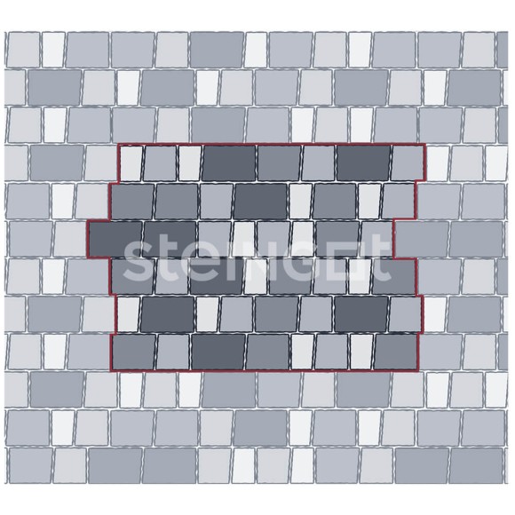 STEINGOT Гранито Штайн Браун тротуарная плитка 60 мм. STEINGOT Гранито Штайн Браун тротуарная плитка 60 мм.