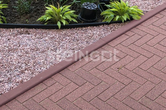 STEINGOT Бордюр садовый Темно-красный 1000*200*80 мм. STEINGOT Бордюр садовый Темно-красный 1000*200*80 мм.