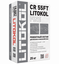 Litokol CR55FT Fine Ремонтная смесь для бетона 5-30 мм, Серый 25 кг. Litokol CR55FT Fine Ремонтная смесь для бетона 5-30 мм, Серый 25 кг.