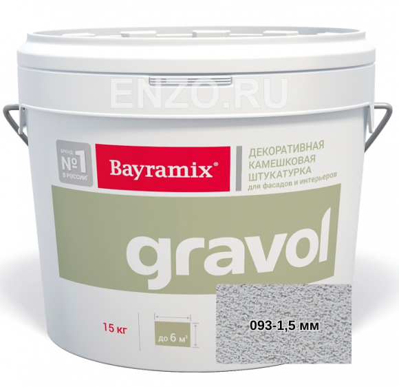 Bayramix Gravol Штукатурка декоративная камешковая, зерно 1,5 мм, 15 кг. Bayramix Gravol Штукатурка декоративная камешковая, зерно 1,5 мм, 15 кг.