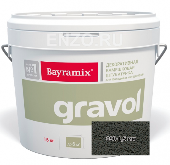 Bayramix Gravol Штукатурка декоративная камешковая, зерно 1,5 мм, 15 кг. Bayramix Gravol Штукатурка декоративная камешковая, зерно 1,5 мм, 15 кг.