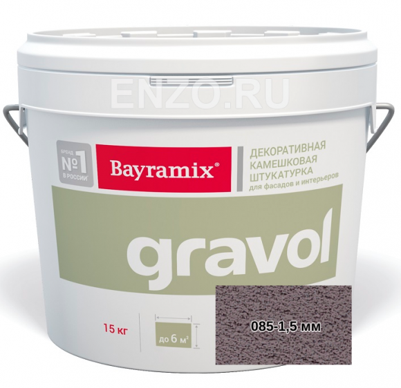 Bayramix Gravol Штукатурка декоративная камешковая, зерно 1,5 мм, 15 кг. Bayramix Gravol Штукатурка декоративная камешковая, зерно 1,5 мм, 15 кг.