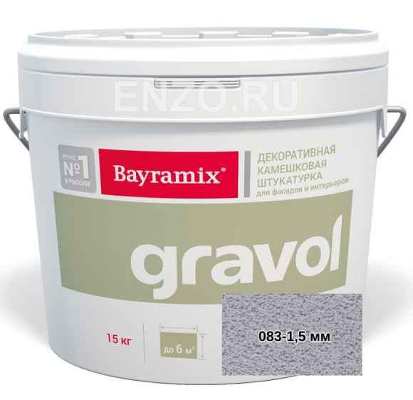 Bayramix Gravol Штукатурка декоративная камешковая, зерно 1,5 мм, 15 кг. Bayramix Gravol Штукатурка декоративная камешковая, зерно 1,5 мм, 15 кг.