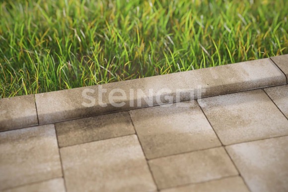 STEINGOT Бордюр садовый Травертин 1000*200*80 мм. STEINGOT Бордюр садовый Травертин 1000*200*80 мм.