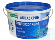 Основит Акваскрин HA64 Гидроизоляция готовая эластичная, 4,5 кг. Основит Акваскрин HA64 Гидроизоляция готовая эластичная, 4,5 кг.