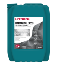 Litokol Idrokol X20-М Добавка латексная для цементных растворов, 10 л.