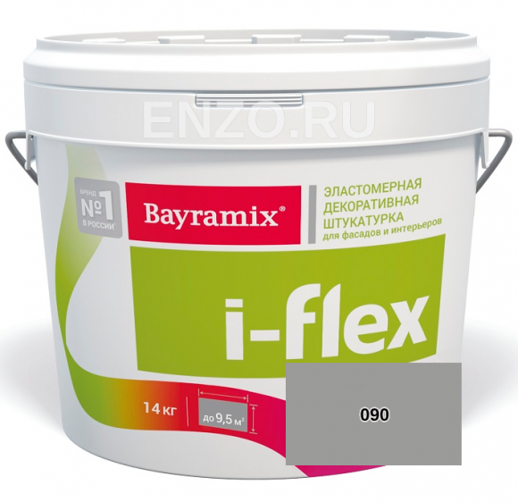 Bayramix i-Flex Штукатурка декоративная эластомерная, 14 кг. Bayramix i-Flex Штукатурка декоративная эластомерная, 14 кг.