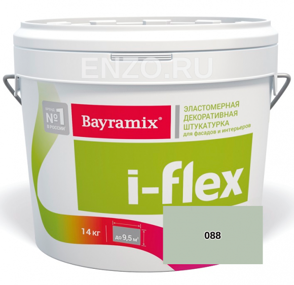 Bayramix i-Flex Штукатурка декоративная эластомерная, 14 кг. Bayramix i-Flex Штукатурка декоративная эластомерная, 14 кг.