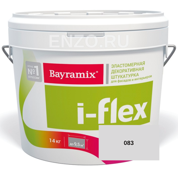Bayramix i-Flex Штукатурка декоративная эластомерная, 14 кг. Bayramix i-Flex Штукатурка декоративная эластомерная, 14 кг.