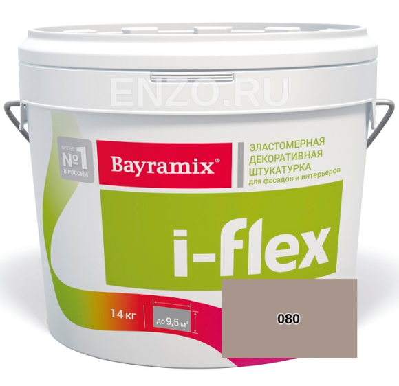 Bayramix i-Flex Штукатурка декоративная эластомерная, 14 кг. Bayramix i-Flex Штукатурка декоративная эластомерная, 14 кг.