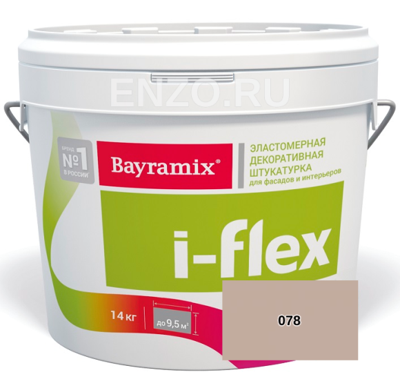 Bayramix i-Flex Штукатурка декоративная эластомерная, 14 кг. Bayramix i-Flex Штукатурка декоративная эластомерная, 14 кг.